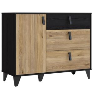 Komoda Liona LYAK221-M688 – elegancka, funkcjonalna, dąb Mauvella/dąb Cabezone