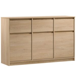 Komoda Manami K3D3S cremona – stylowy mebel, pojemne szuflady, elegancka kolorystyka
