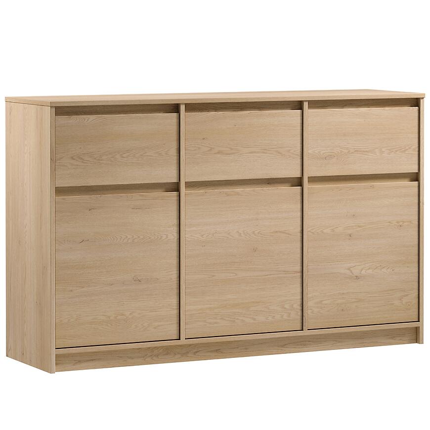 Komoda Manami K3D3S cremona – stylowy mebel, pojemne szuflady, elegancka kolorystyka