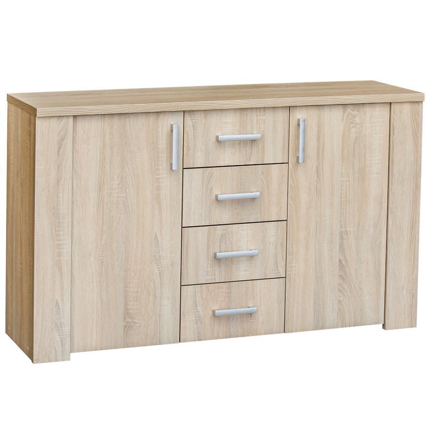 Komoda Merkury sonoma – nowoczesny design, naturalny kolor, funkcjonalność