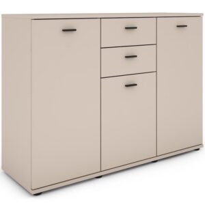 Komoda Milis 3d 2s Kaszmir – elegancka komoda, 3 drzwi, 2 szuflady, kolor kaszmir