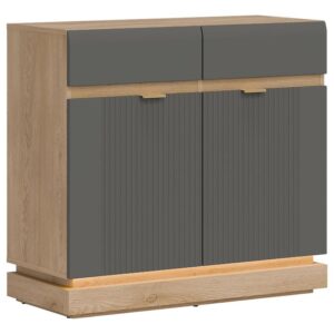 Komoda Milton ML02 dąb crem torro szary – nowoczesny design, funkcjonalność, solidna konstrukcja