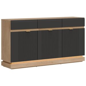 Komoda Milton ML03 dąb crem torro antracyt – elegancki design, pojemność, trwałość