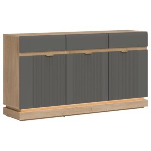 Komoda Milton ML03 dąb crem torro szary – nowoczesny design, funkcjonalność, stylowy kolor