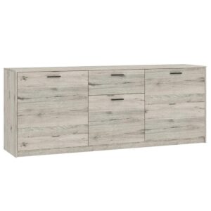 Komoda Modo 3D1S wellington FSC mix credit – nowoczesny styl, funkcjonalność, przestronność, materiał FSC