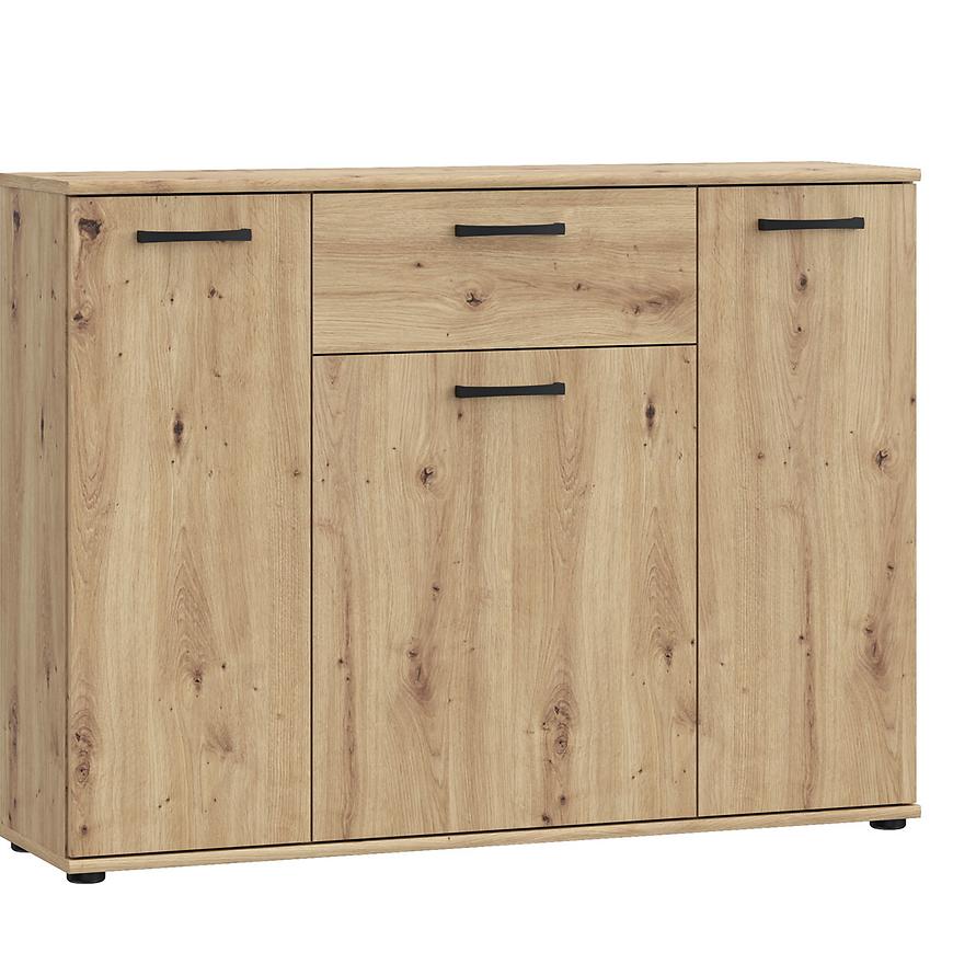 Komoda NIKO nikk35-d78 dąb artisan – nowoczesny design, pojemne szuflady, naturalny kolor