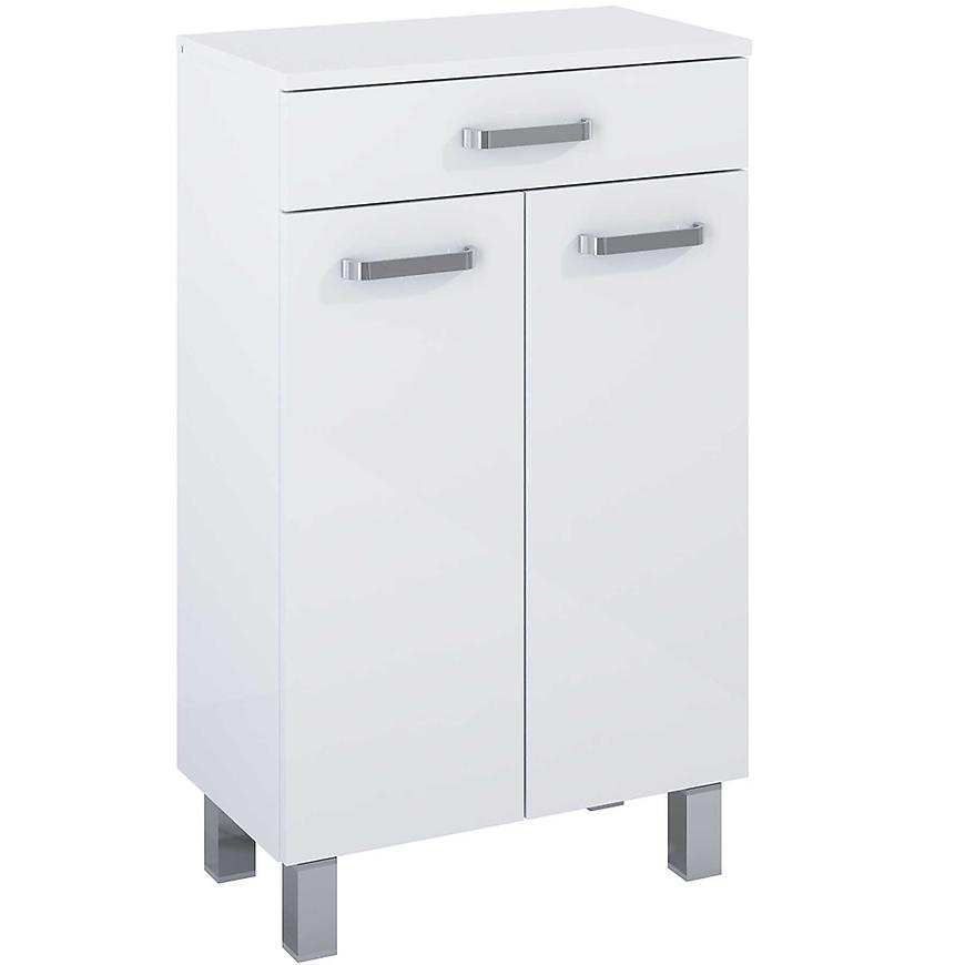 Komoda Uno 50 2D1S white – nowoczesny design, praktyczne przechowywanie, biała, wysoka jakość