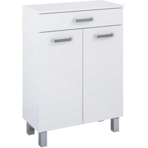 Komoda Uno 60 2D1S white – nowoczesny design, praktyczne schowki, idealna do każdego wnętrza