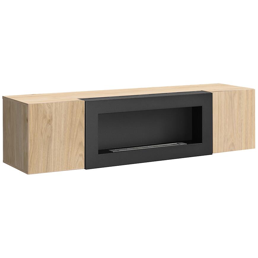 Komoda Z Kominkiem Fly Hj Fy Sbk Hickory Jackson – nowoczesny design, hoker, hickory, elegancki styl