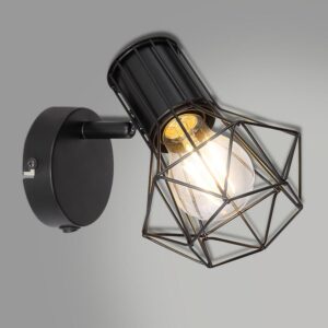 Lampa 54017-1 Czarny drut LS1 – nowoczesny design, minimalistyczny styl, materiał metalowy