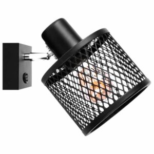 Lampa BASKET 2949/K-B-1 LS1 – nowoczesny design, styl skandynawski, kolor czarny, metalowa