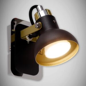 Lampa Mario GU10 1D LS1 – nowoczesny design, energooszczędna, kolor czarny, materiał metalowy