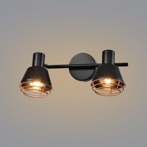 Lampa Neria Czarny 2x40W EL4 LS2 – elegancki design, kolor czarny, dwa źródła światła