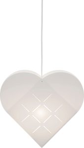 Lampka dekoracyjna Le Klint serce S – elegancki design, mały rozmiar, materiał plastikowy