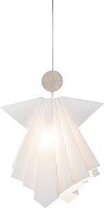 Lampka dekoracyjna Le Klint Uriel anioł XL – elegancki design, biały kolor, tworzywo sztuczne