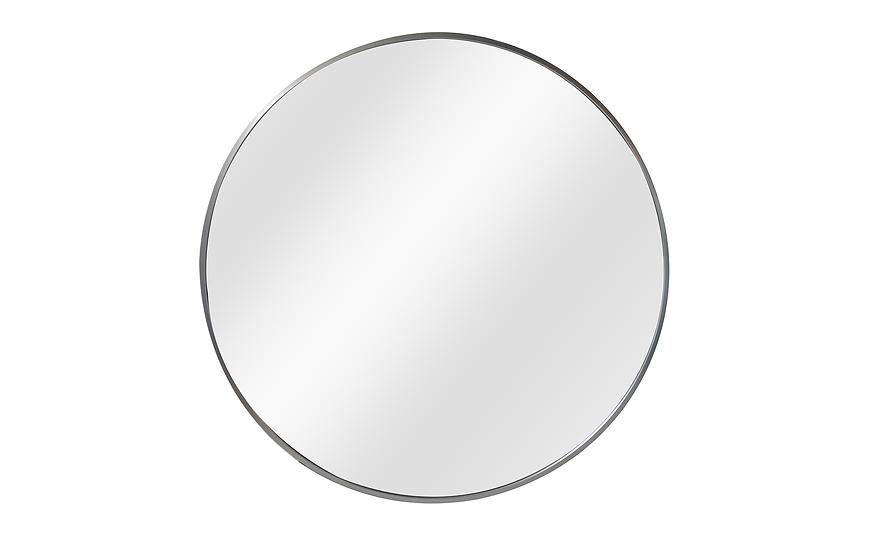 Lustro dekoracyjne okrągłe Regina FI60cm srebrne – elegancki design, uniwersalny kolor, 60 cm średnicy