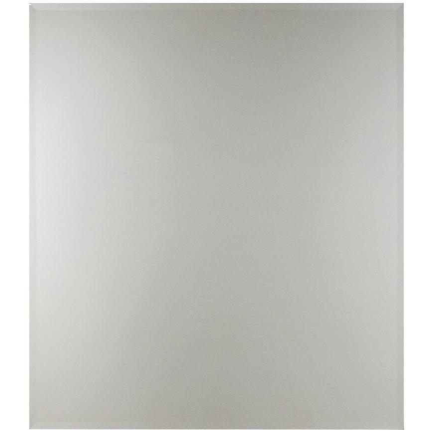 Lustro łazienkowe fazowane 1,5cm 50×60 – eleganckie wykończenie, rozmiar 50x60cm, fazowane krawędzie