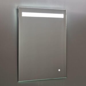 Lustro łazienkowe z oświetleniem LED + dotykowy włącznik 80X100 – nowoczesny design, funkcjonalność, eleganckie wykończenie
