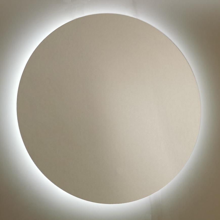 Lustro łazienkowe z oświetleniem LED FI90 – nowoczesne, okrągłe, 90 cm, z funkcją oświetlenia