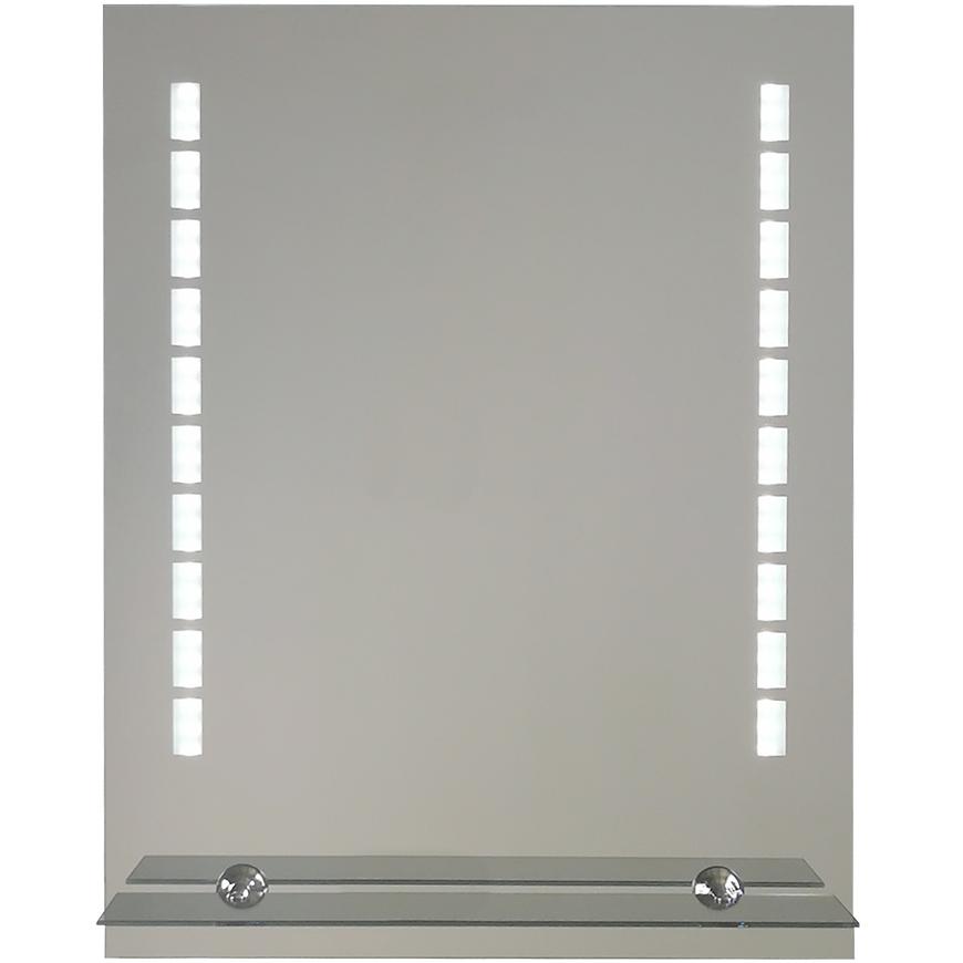 Lustro LED 12 60X70 – nowoczesne podświetlenie, prostokątne, 60×70 cm