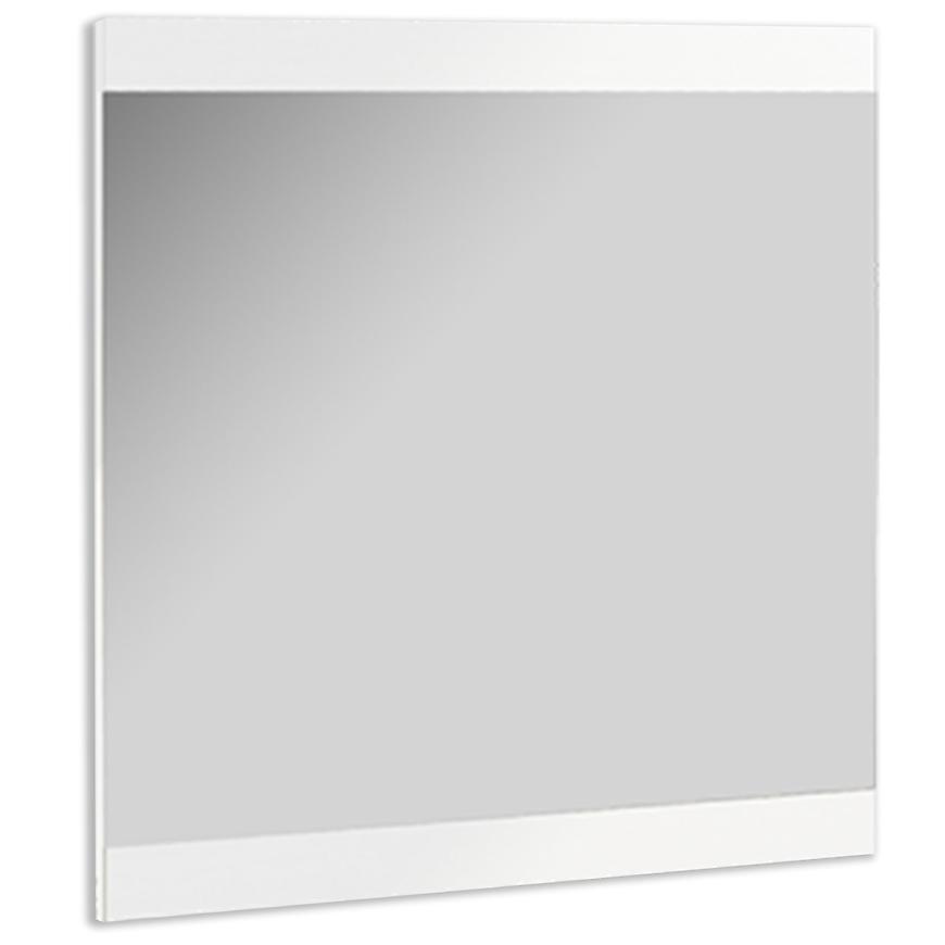 Lustro Vento 60/60 White – elegancki design, kwadratowy kształt, biała rama, nowoczesny styl