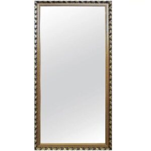 Lustro w ramie ornament 68×135 – elegancki design, duży rozmiar, ozdobna rama