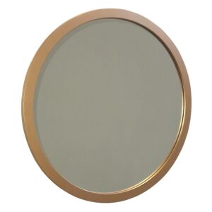 Lustro w ramie R25Z FI 80 – elegancka dekoracja, okrągłe, 80 cm, metalowa rama