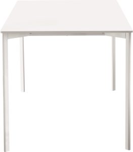 Stół Striped 79 x 79 cm biały – elegancki design, praktyczne zastosowanie, idealny do wnętrz