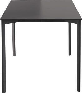 Stół Striped 79 x 79 cm czarny – nowoczesny design, idealny do małych wnętrz, solidna konstrukcja