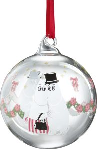 Bombka Muurla Muminki Garland 7 cm – dekoracyjna bombka, kolorowa, ceramiczna, styl Muminków