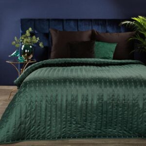 Narzuta CHON/FRIDA/1 – elegancka narzuta, zielony, 170×210, idealna do sypialni