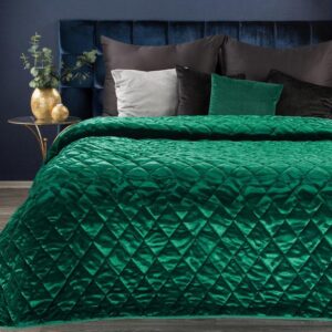 Narzuta CHON/KRISTIN/3 220×240 zielony – elegancki design, miękki materiał, duży rozmiar