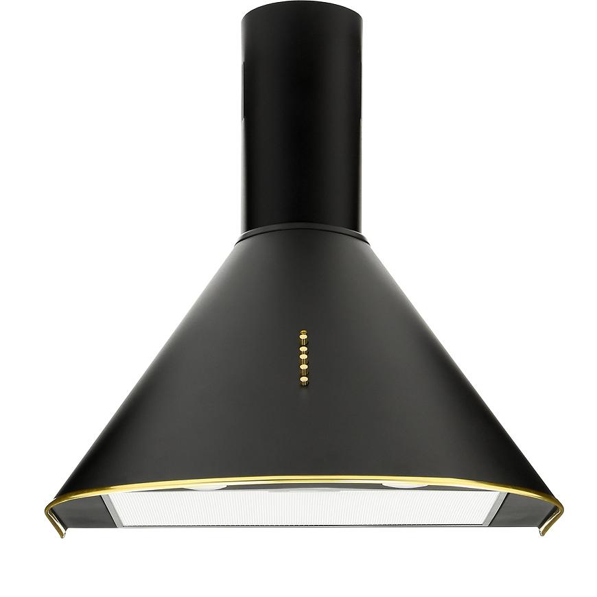 Okap WK-4 Dandys 60 czarny/złoty – elegancki design, wydajność, styl skandynawski