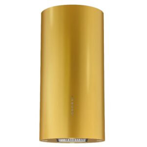 Okap wyspowy WK-10 Isla Balmera – nowoczesny design, elegancki kolor złoty