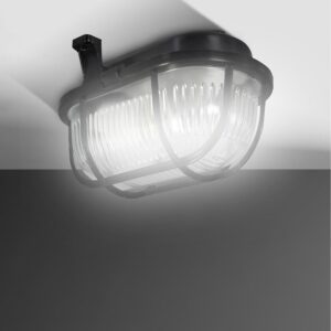 Oprawa 90045 Oval IP44 60W Czarna – elegancka lampa, odporna na wilgoć, idealna do wnętrz i na zewnątrz