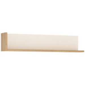 Półka 120 Lyon Lyop01 Dąb Riviera Jasna / Biały – elegancki design, materiał drewnopodobny, kolor dąb jasny i biały