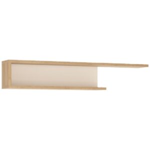 Półka 140 Lyon Lyop02 Dąb Riviera Jasna / Biały – stylowy design, funkcjonalność, wymiary 140 cm