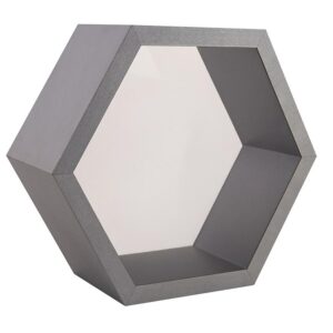 Półka FHS 300 szara – elegancka, funkcjonalna, 300x260x115x18 mm, materiał MDF