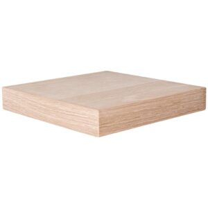Półka FSD 24/24 dąb fornirowany – stylowy design, naturalny kolor, wymiary 230×235 cm