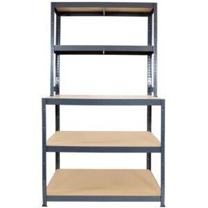 Regał magazynowy metalowy R200 Multi 180x100x30 – 100/200 kg – wytrzymały, uniwersalny, stalowy