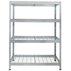Regał metalowy magazynowy nitowany Rims 300 180x120x45cm – 300kg/4 półki