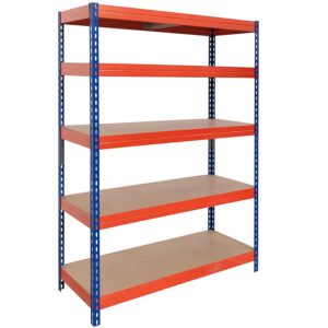 Regał metalowy magazynowy nitowany Rivet 300 192x100x50 cm – 5 półek/300 kg