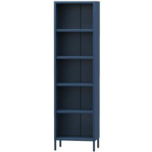 Regał Metalowy Wysoki Mario Modern Dark Blue – elegancki design, funkcjonalność, wysoka jakość, niebieski kolor