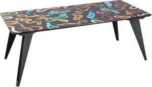 Stół Toiletpaper Snakes 90 x 205 cm – nowoczesny design, unikalny wzór, trwałe materiały