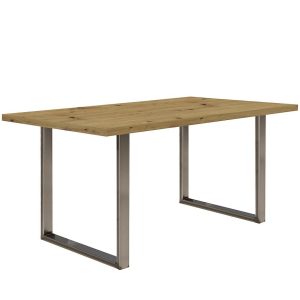 Stół Tarazjus 160 cm – elegancki stół do jadalni, artisan, stal