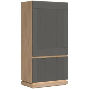 Szafa 2d Milton Ml08 Dąb Crem Torro Szary – nowoczesny design, praktyczne rozwiązania, pojemna