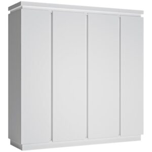 Szafa 4d Lyon Biały Lyos103 – elegancki design, biały alpin, funkcjonalność