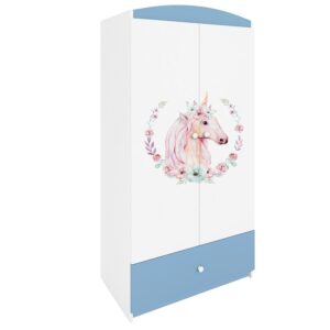 Szafa Babydreams Niebieski – Konik – funkcjonalna, estetyczna, z drewna