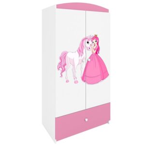 Szafa Babydreams Różowy – Księżniczka 2 – funkcjonalność, styl, materiał