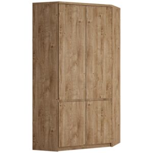 Szafa Narożna 2d Fribo Fris05 Dąb Ribbeck Złoty – funkcjonalność, elegancki design, drewno